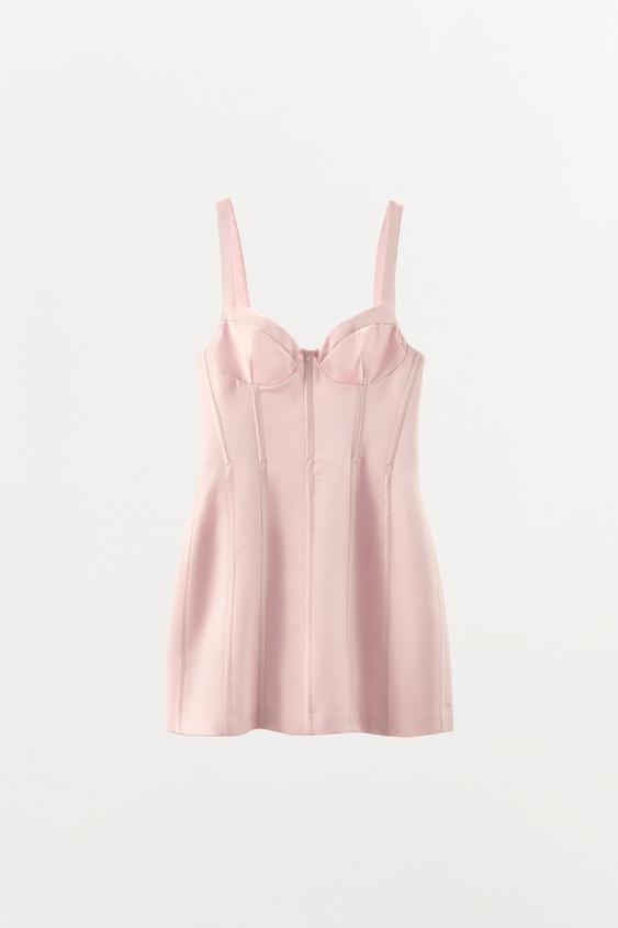 VESTITO CORTO SATINATO