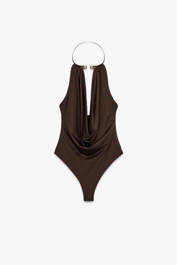 BODY CON COLLARINO GIOIELLO