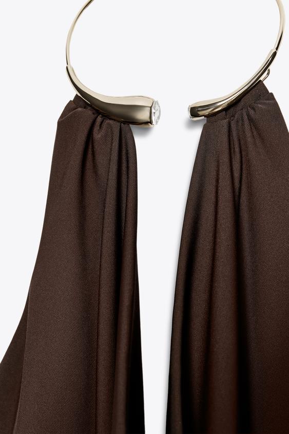 BODY CON COLLARINO GIOIELLO